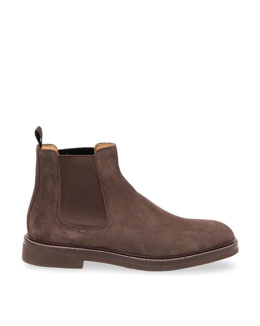 Brunello Cucinelli Brown Boots for men