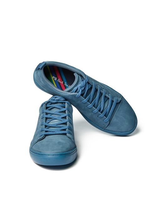 Paul Smith Blue Sneakers Lee Nubuk for men