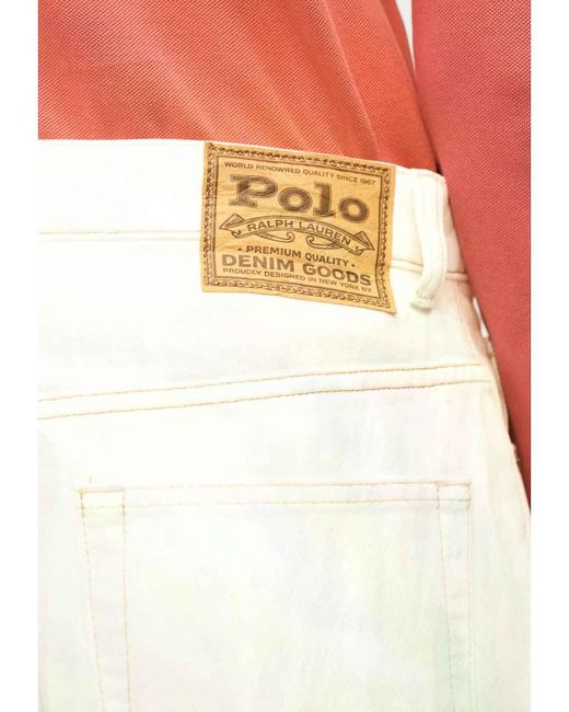 Ralph Lauren White Woven-Wide Leg-Pants-3X1 Rigid