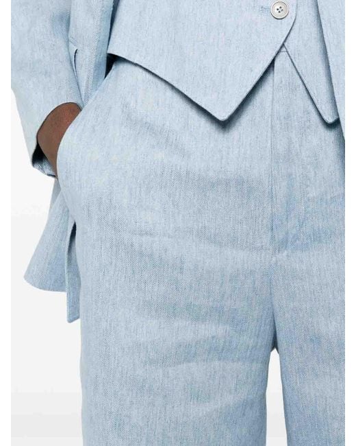 Tagliatore Blue Double-Breasted Suit