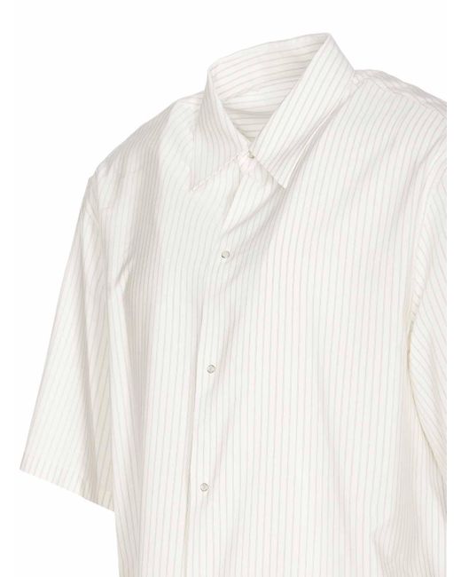 Lanvin White Redwood Shirt Double Breasted for men