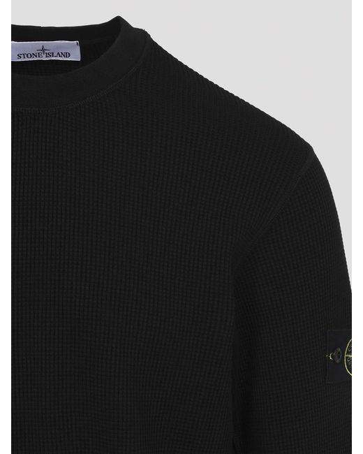 Stone Island Black Sweatshirt for men