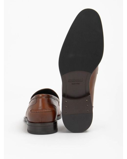 Roberto Cavalli Brown Loafers for men