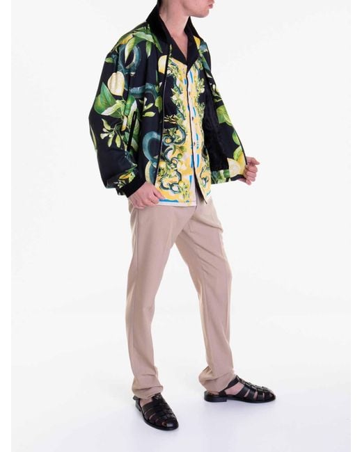 Roberto Cavalli Green Jacket for men