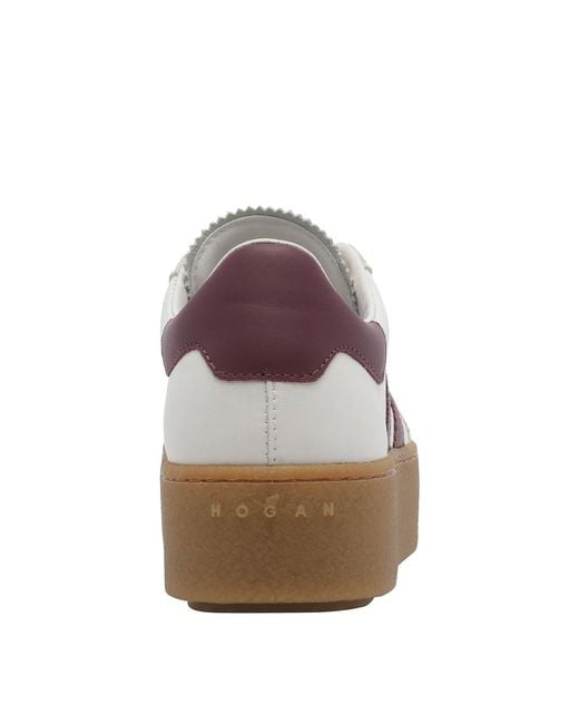 Hogan Brown Cool Platform Sneakers