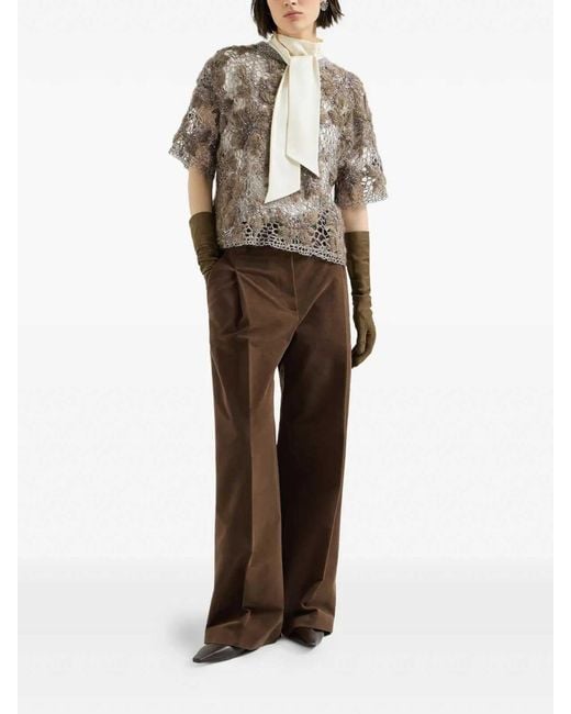 Brunello Cucinelli White Blouse