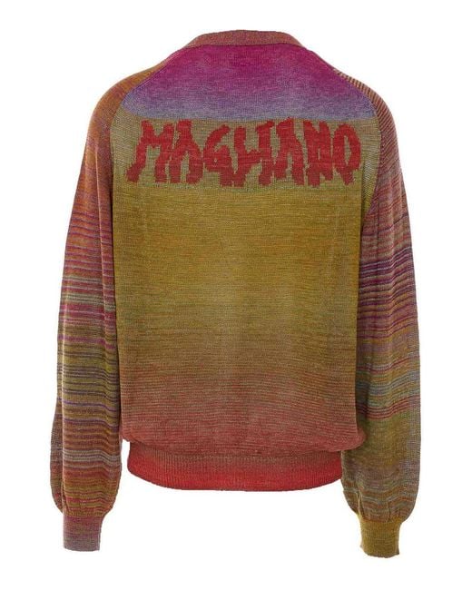 Magliano Brown Grandpa Cardigan for men