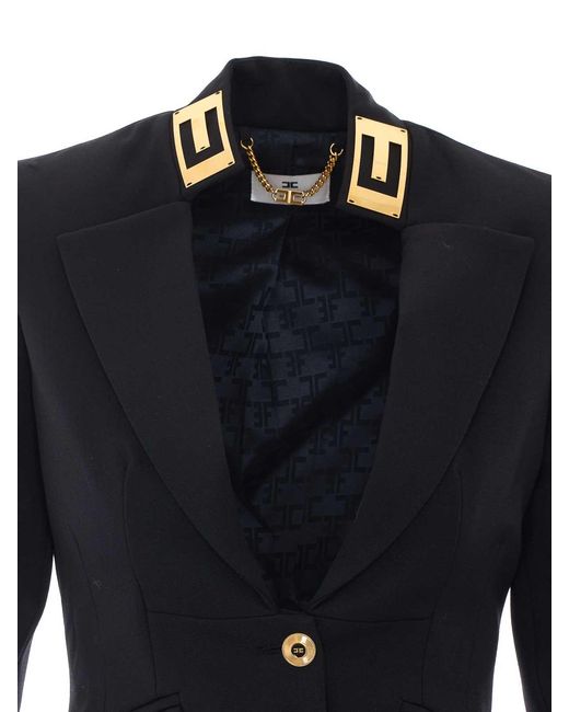 Elisabetta Franchi Blue Jacket
