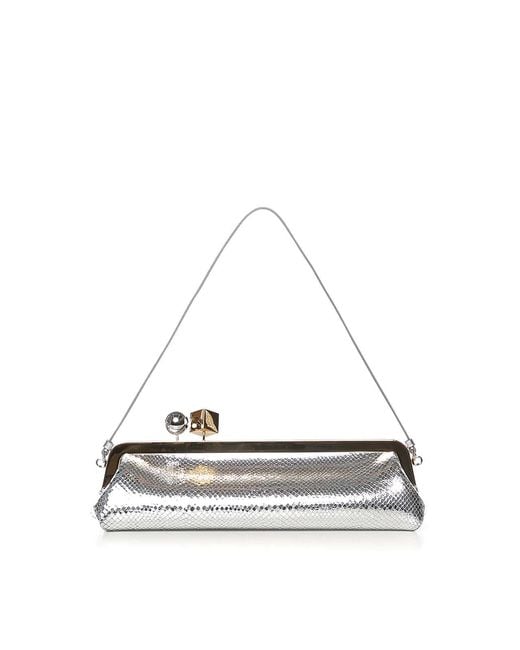 Jacquemus White La Pochette Salon Bag
