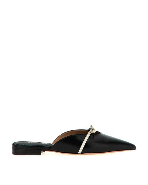 Ferragamo Black Giulye Mules