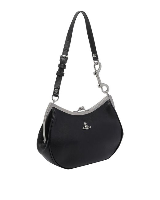 Vivienne Westwood Black Charm Frame Purse