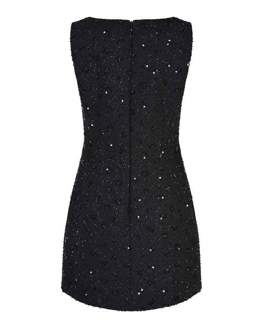 Amen Black Dress Made Of A Polyester Blend