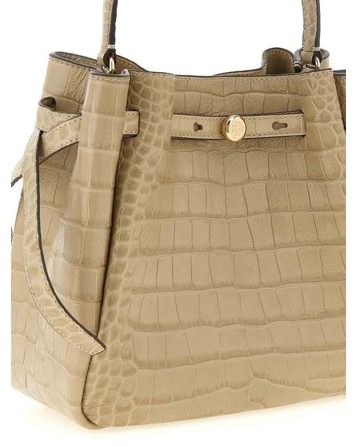 Tory Burch Metallic Romy' Small Bucket Bag