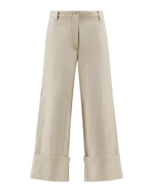 Moncler Natural Cotton Bull Pants