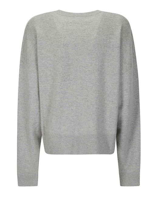 Extreme Cashmere Gray V-neck Sweater