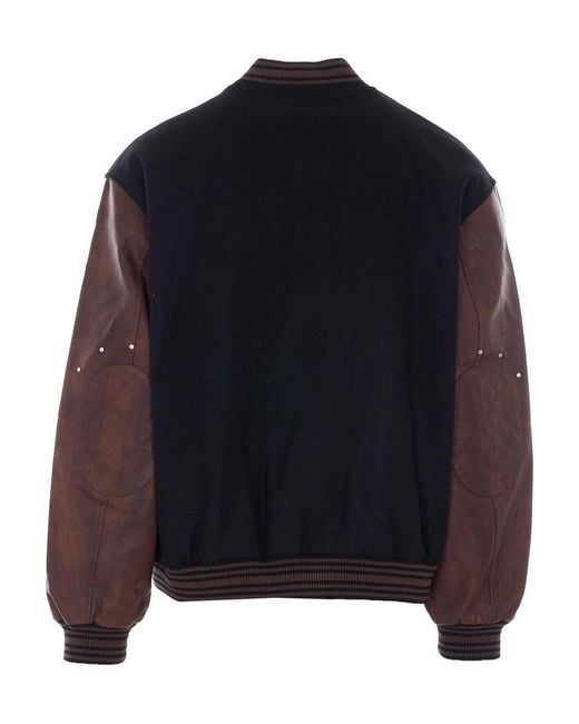 Represent Blue Jet Varsity Bomber for men