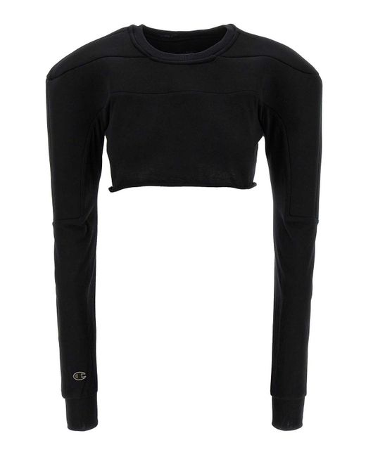 Rick Owens Black Champion X Sweater