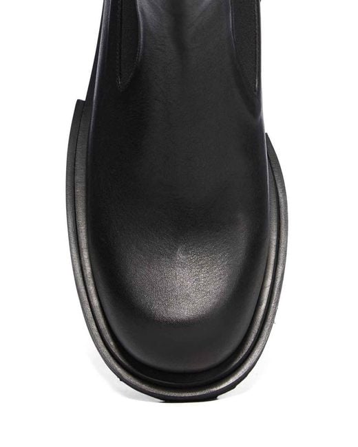 Rick Owens Black Matte Beatle Gabe Boots