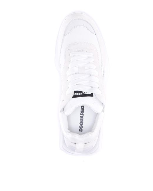DSquared² White Slash Sneakers for men