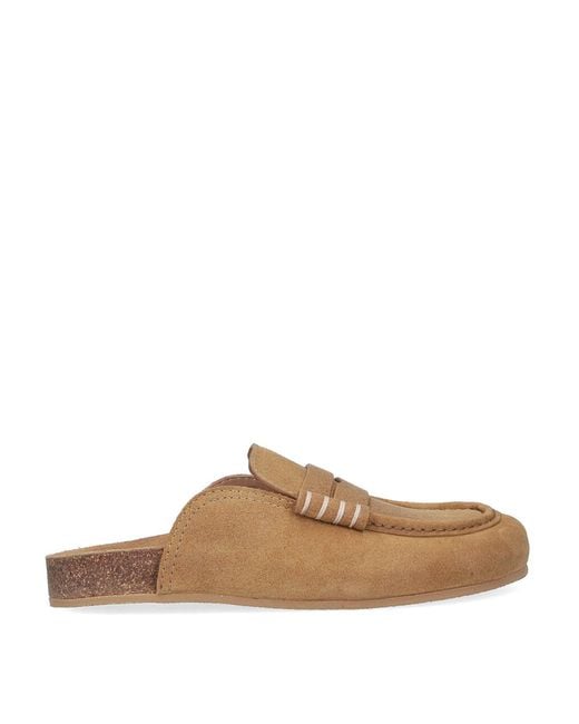 J.W. Anderson Brown Loafer Mules