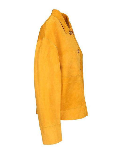 Blusotto Orange Asia Suede Jacket
