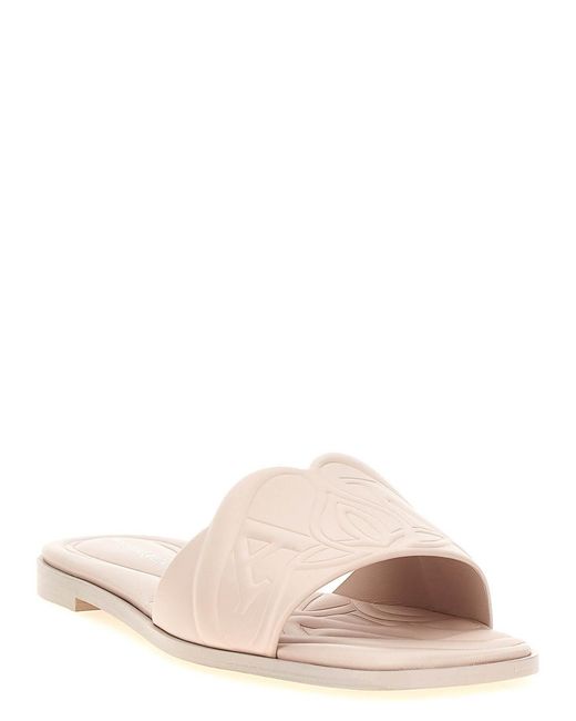 McQueen Pink Seal Sandals