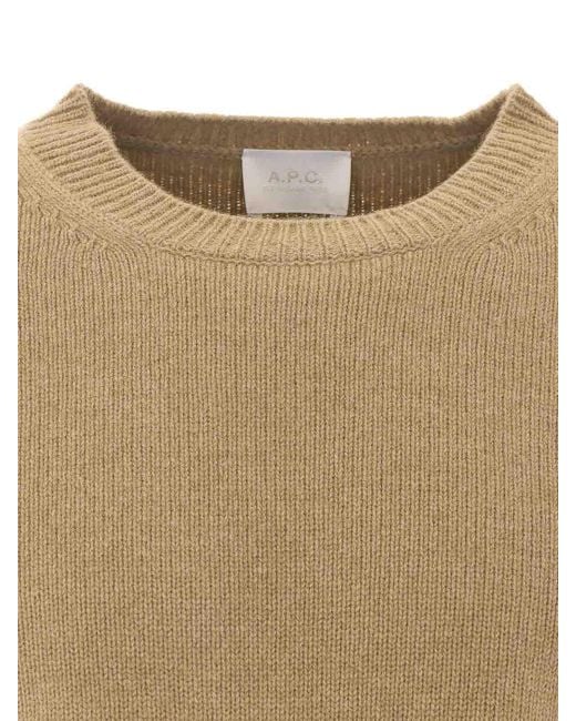 A.P.C. Natural Edward Sweater for men