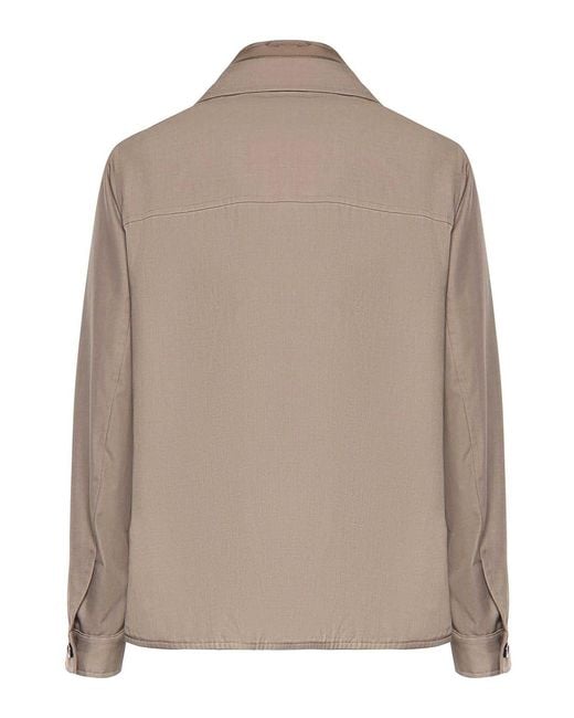 Moorer Natural Dulac-Pum Overshirt for men