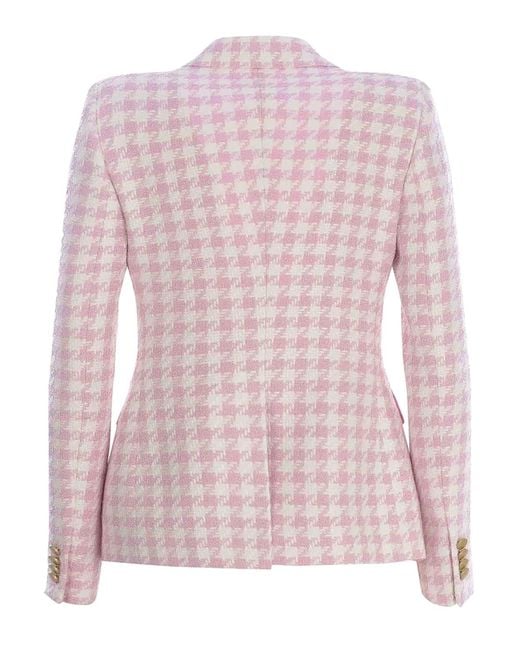 Tagliatore Pink Casual Jacket