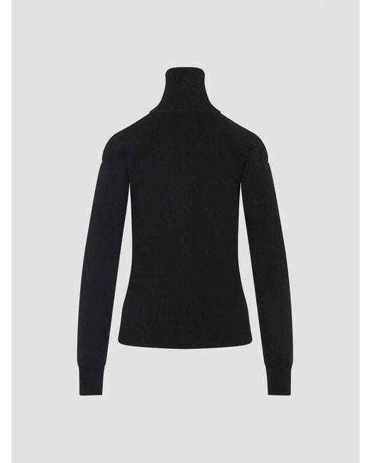 Lemaire Black Buttoned Fitted Cardigan