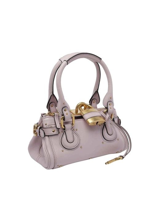 Chloé Pink E Light Lilac Small Paddington Handbag