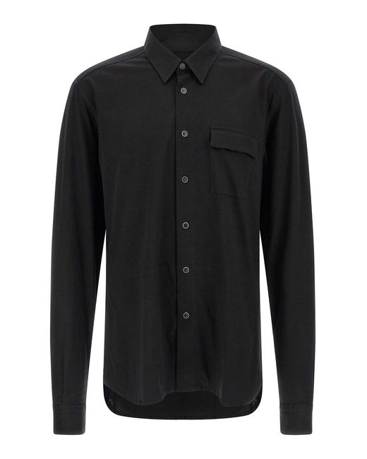 Kiton Black Buba Shirt for men