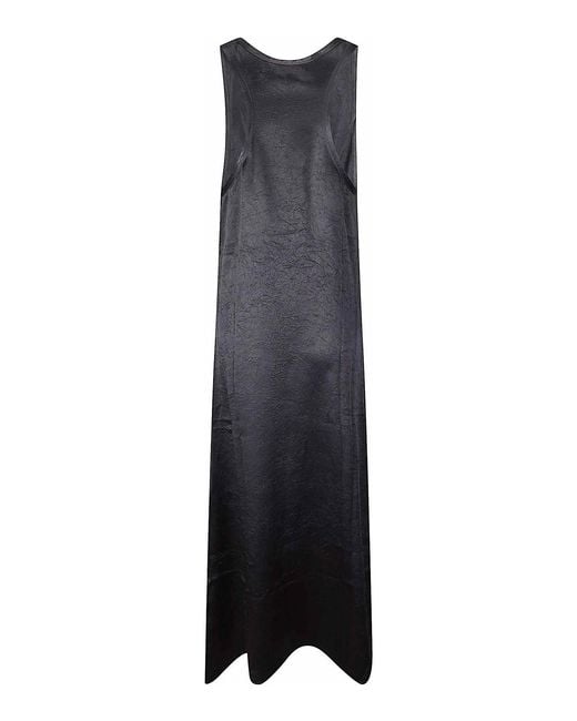 LA PISCINE Blue Evening Long Dress