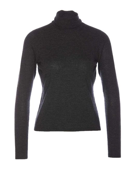 Max Mara Black Adda Top