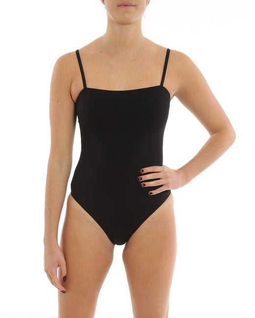 Eres Black Aquarelle One-Piece Swimsuit
