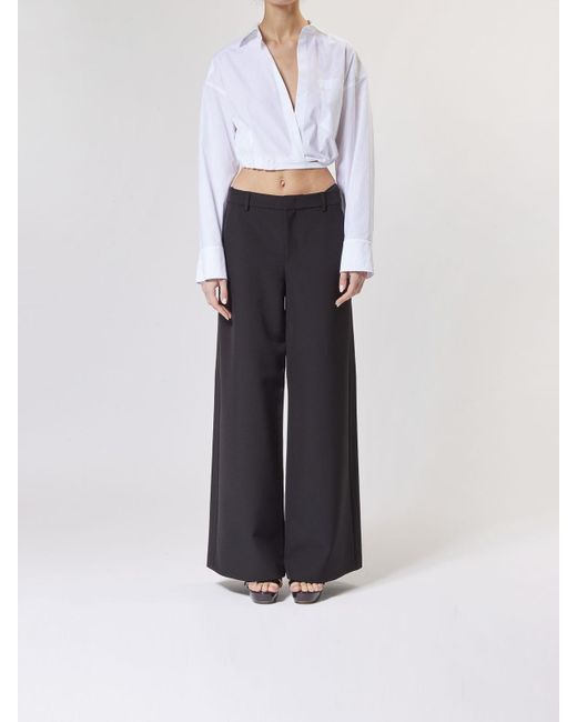 Moschino White Cropped Shirt