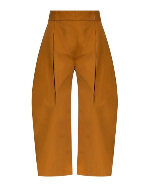 Balenciaga Orange Long Bermuda