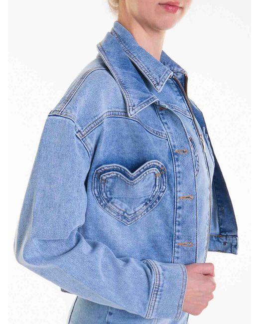 Moschino Blue Casual Jacket