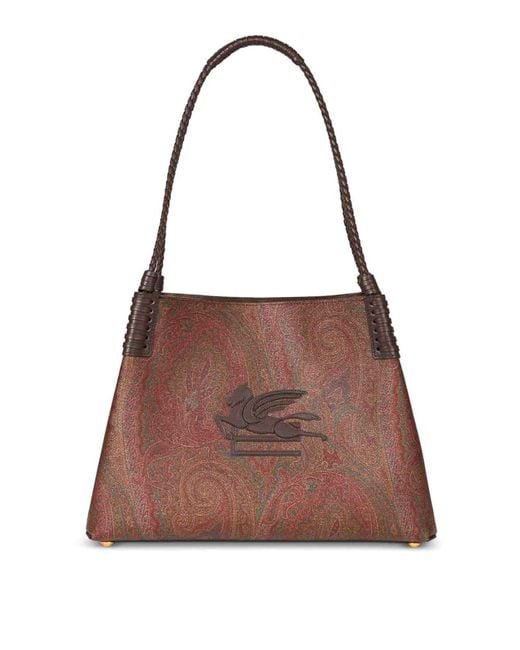 Borsa Libra Paisley di Etro in Brown