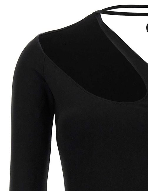 David Koma Black Asymmetrical Body