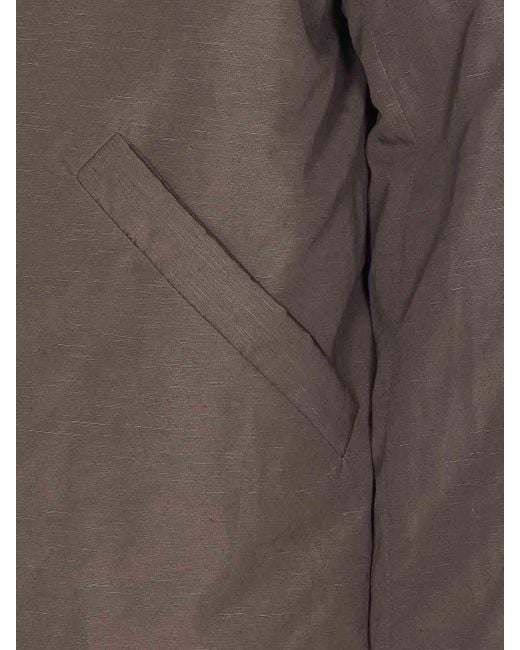 Lemaire Brown Dark Espress Puffer Blouson for men