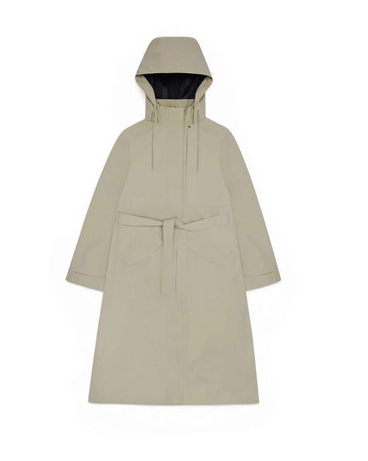 Rains White Jacket