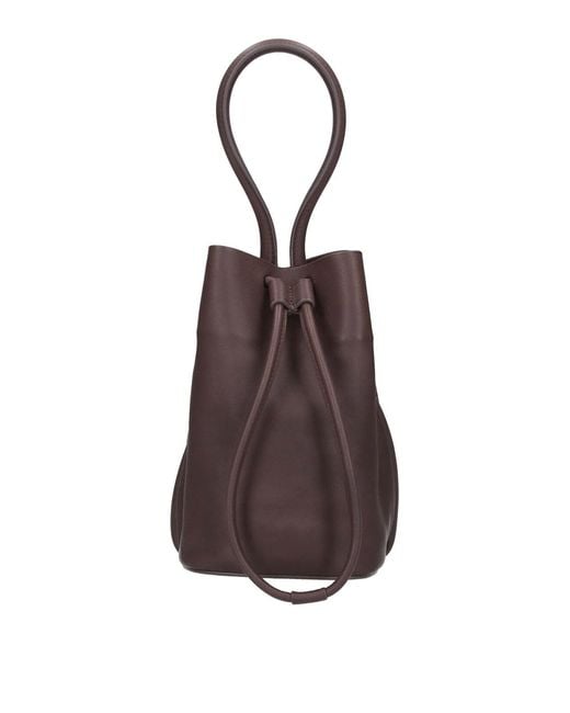 Uma Wang Brown Small Sac Bucket Bag