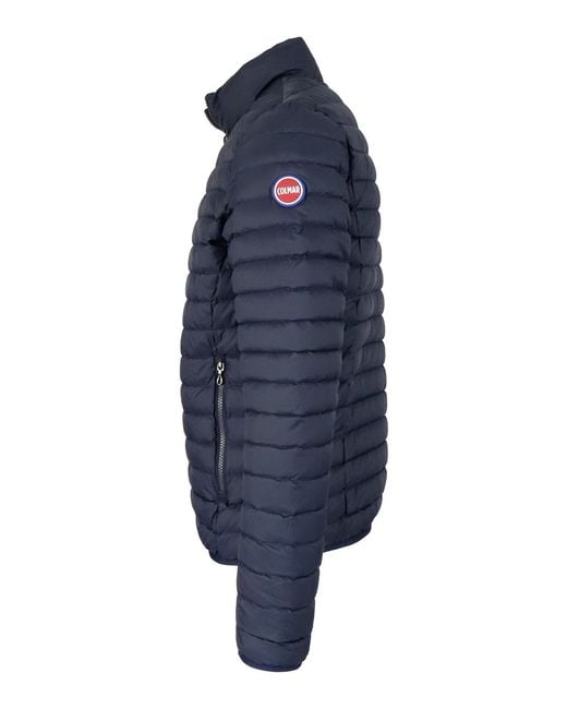 Colmar Blue Lightweight Tech Fabric Puffer Jacket for men
