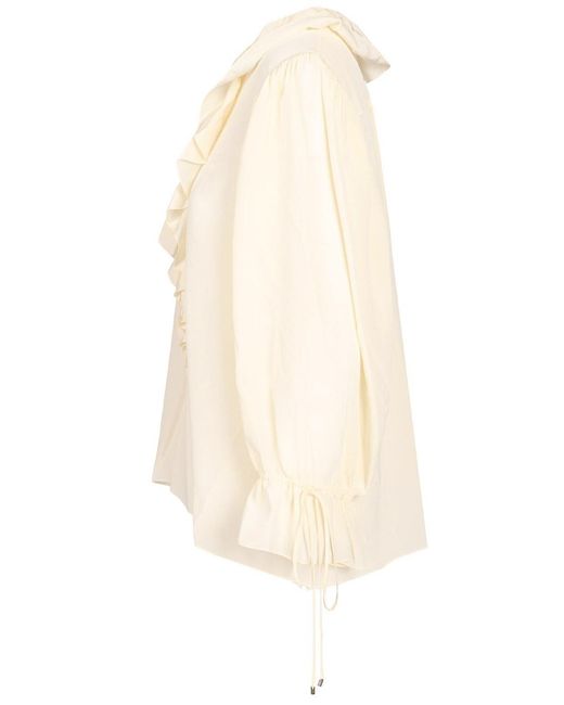 Chloé Natural Long-Sleeved Shirt
