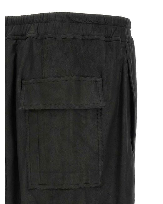 Rick Owens Black Rick S Pods Bermuda Shorts for men