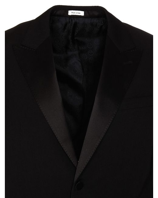 McQueen Black Alexander McQueen Tailored Wool Blazer for men