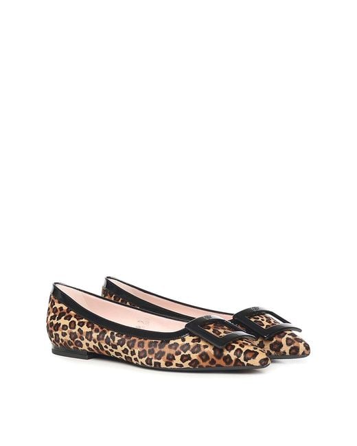 Roger Vivier White Rubber Ballerinas