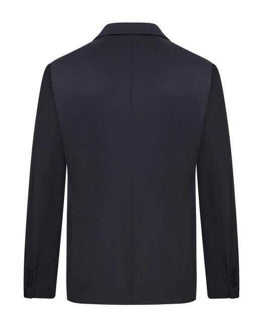 Tagliatore Blue Tailored Single-Breasted Wool Suit for men