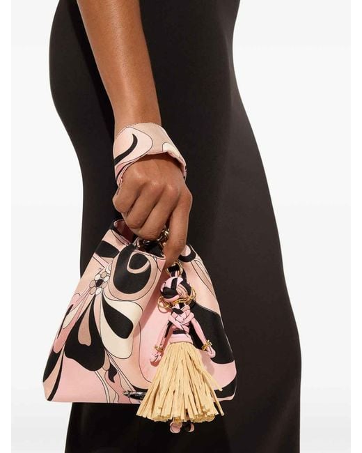 Emilio Pucci Metallic Keyring